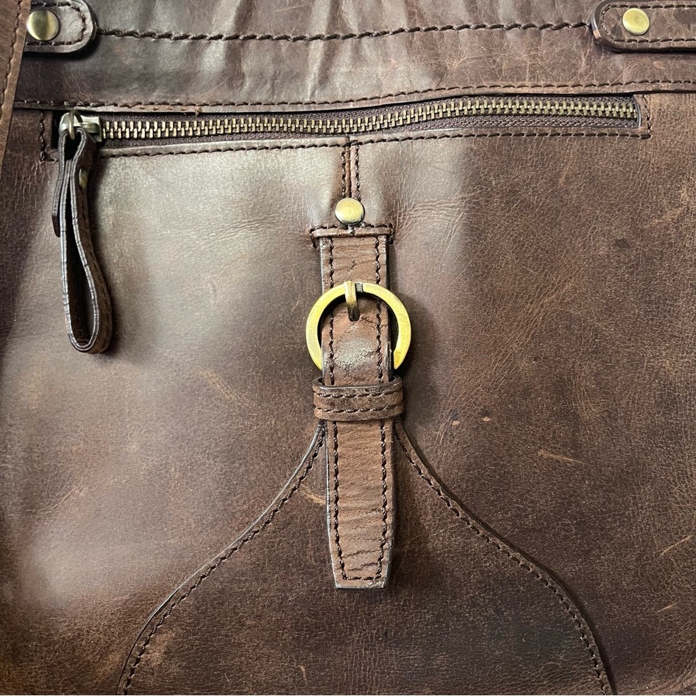 Diba True‎ Dark Brown Leather Crossbody Bag - Picture 3 of 7